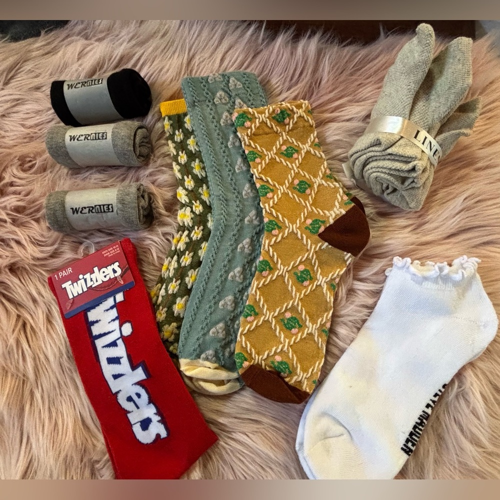 BUNDLE: Assorted Every Occasion Socks … Only ONE Set Available (Set of 9)